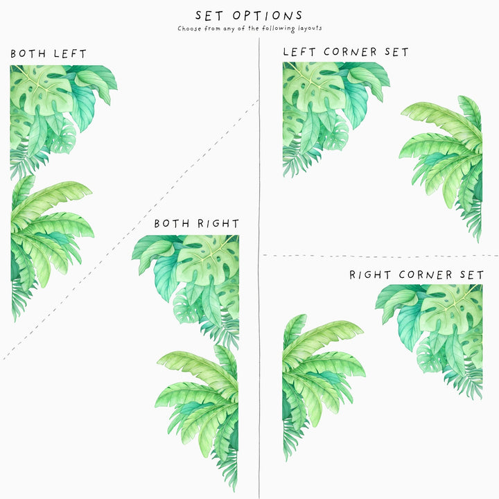 Jungle Leaves Wall Decals