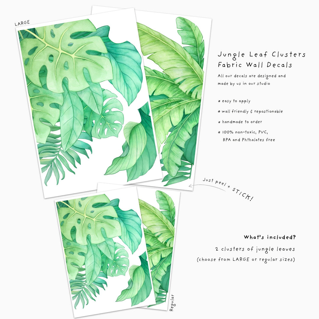 Jungle Leaves Wall Decals