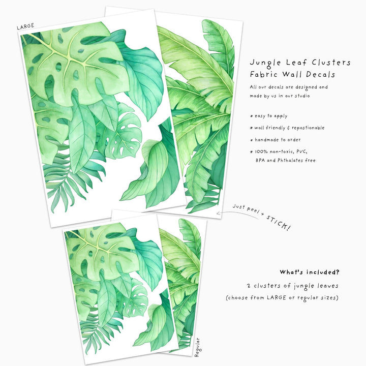 Jungle Leaves Wall Decals