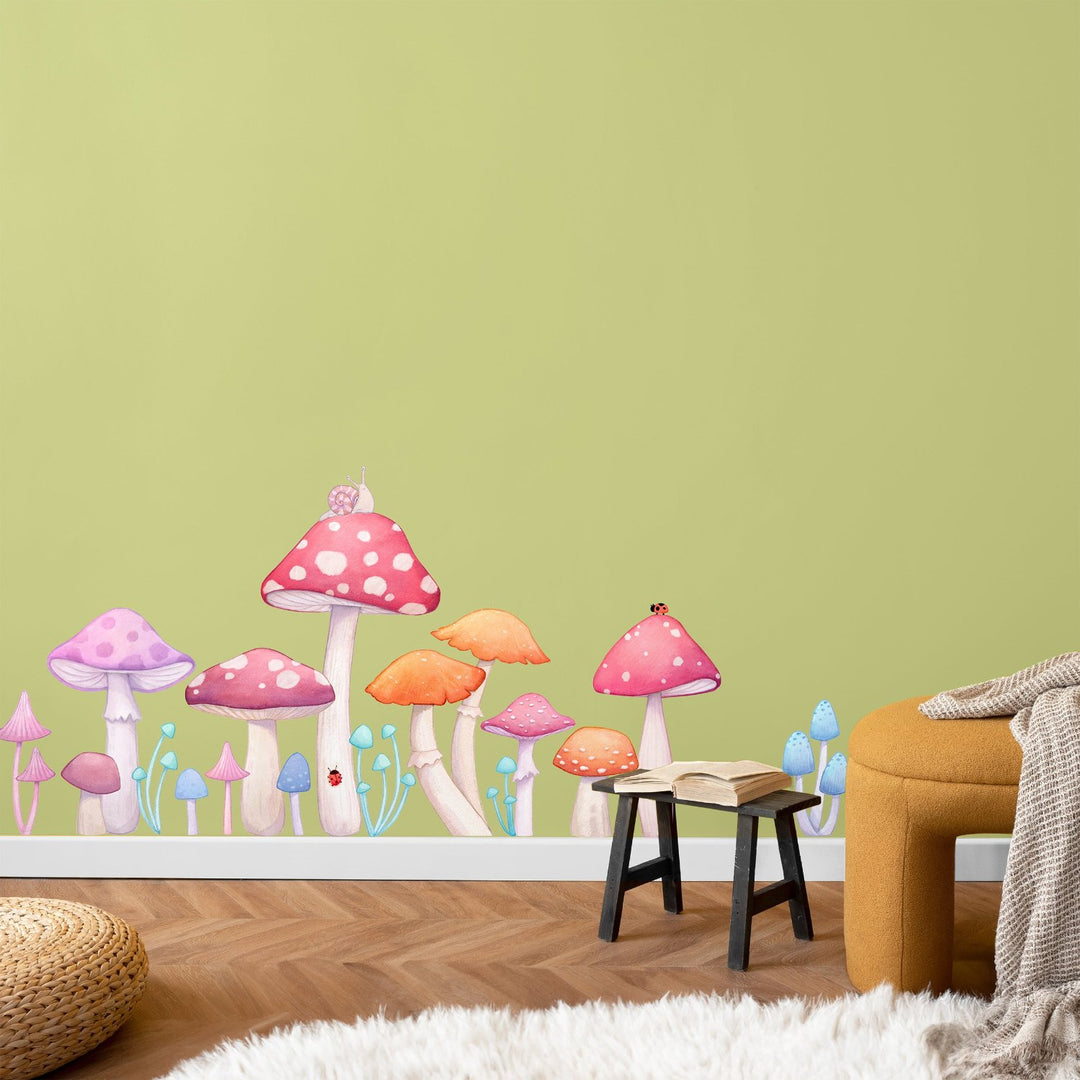 Large Toadstool wall decal