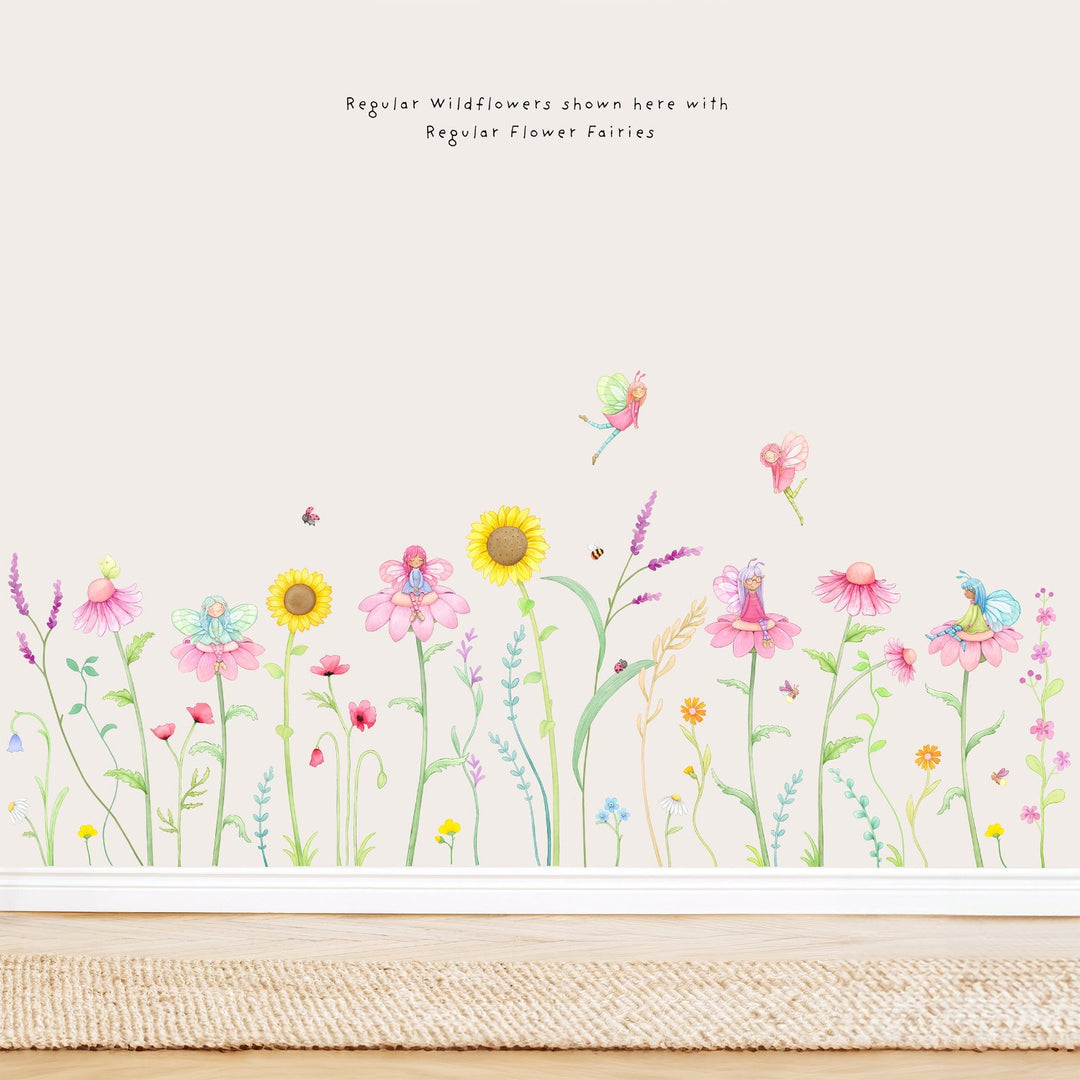 Little Tall Tales Flower Fairies and Wildflower wall decal, regular