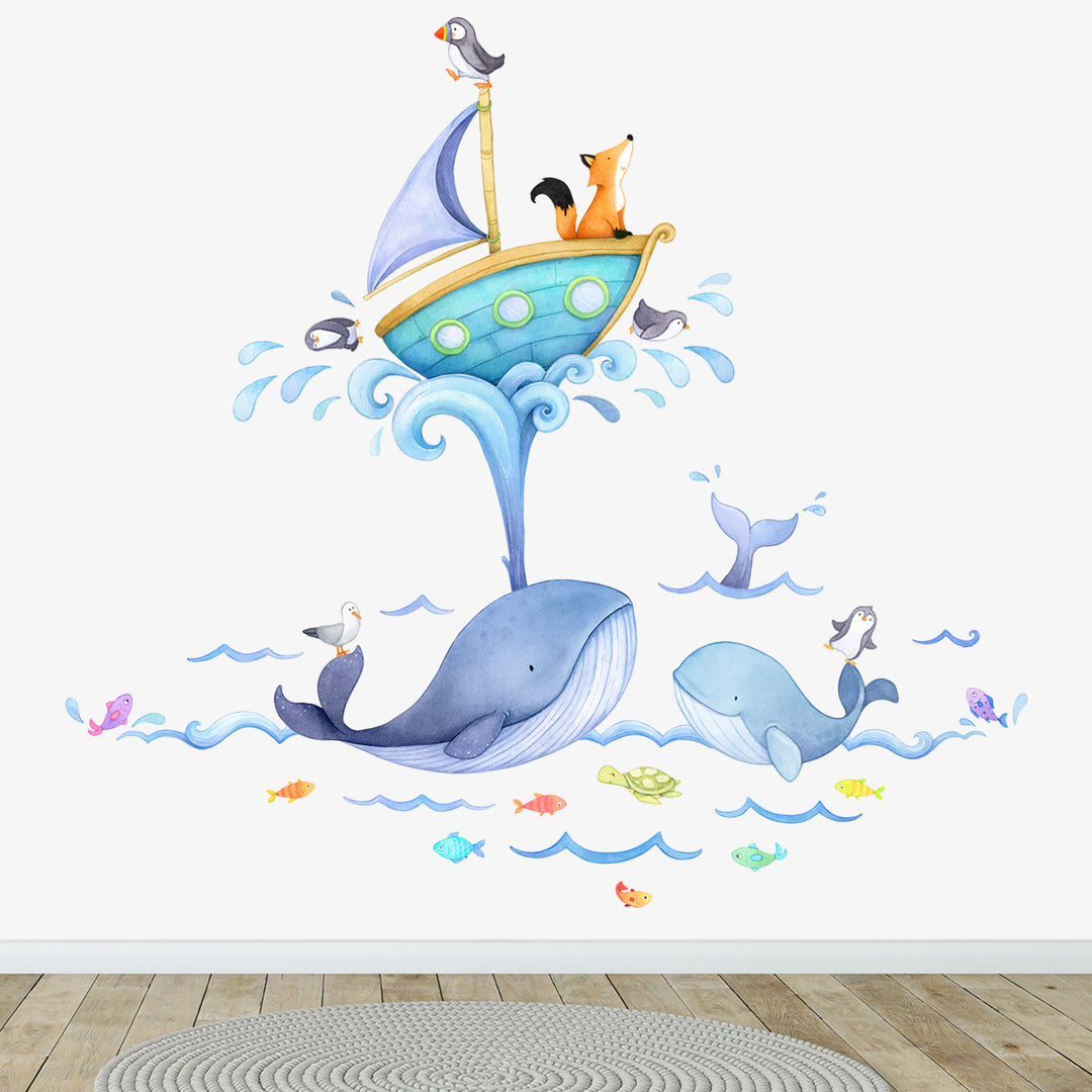 Whale Wall Decals