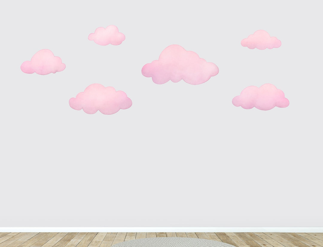 Large Clouds Wall Decals