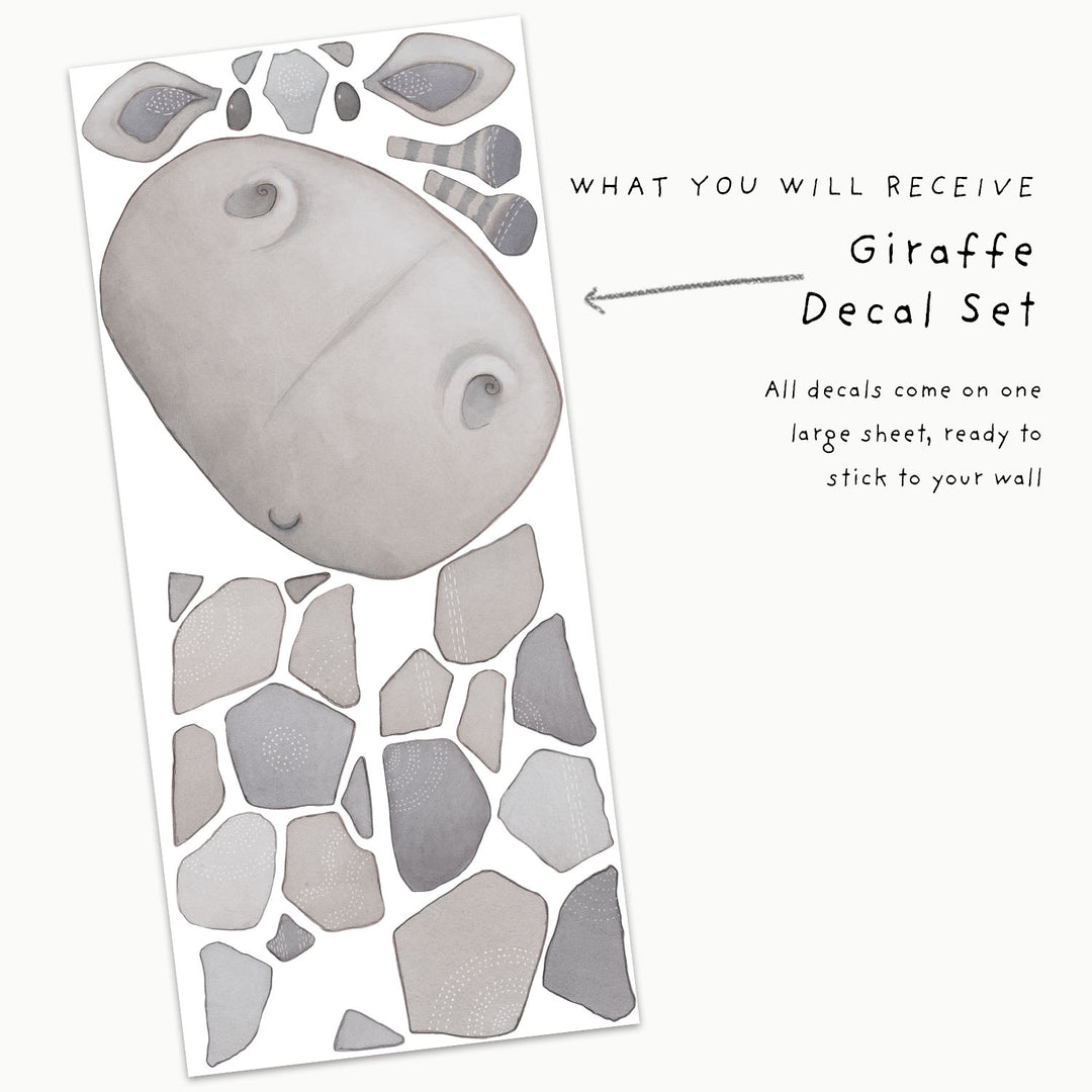 Giraffe Fabric Wall Decal