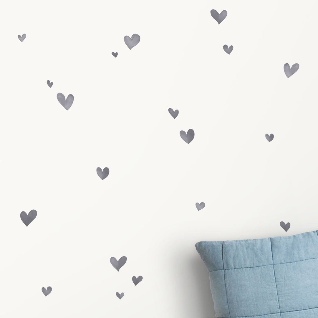 Hearts Fabric Wall Decal