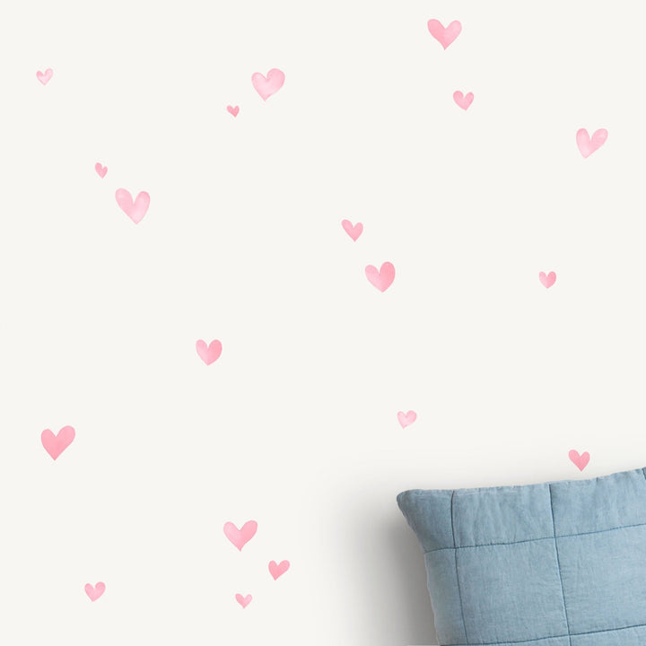 Hearts Fabric Wall Decal