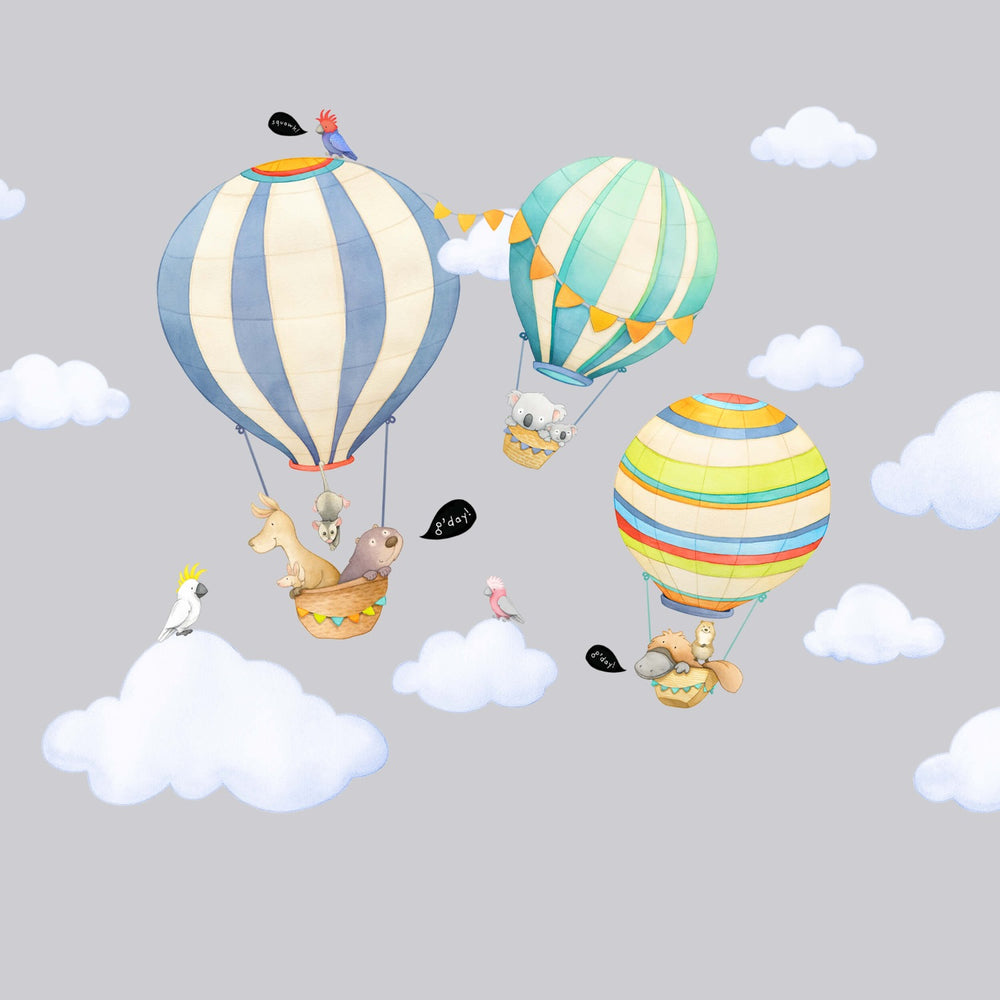Australian Animals In Hot Air Balloons from Little Tall Tales