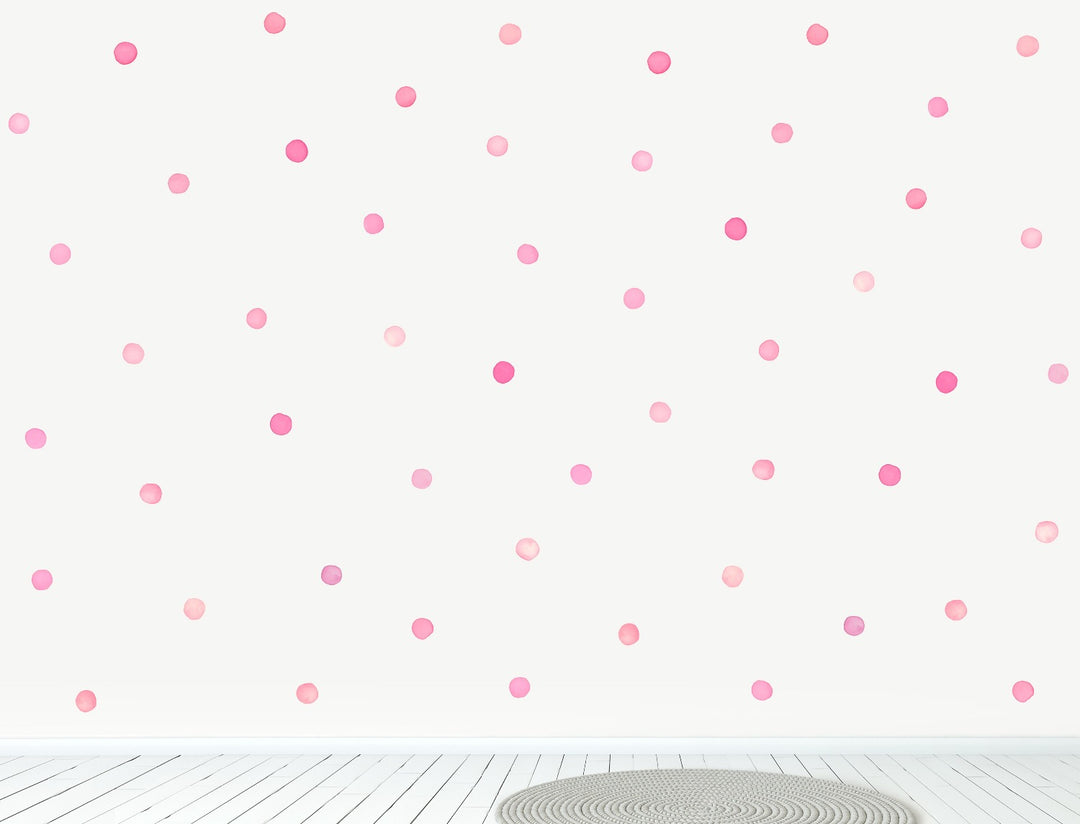 Small Watercolour Dots Wall Decals