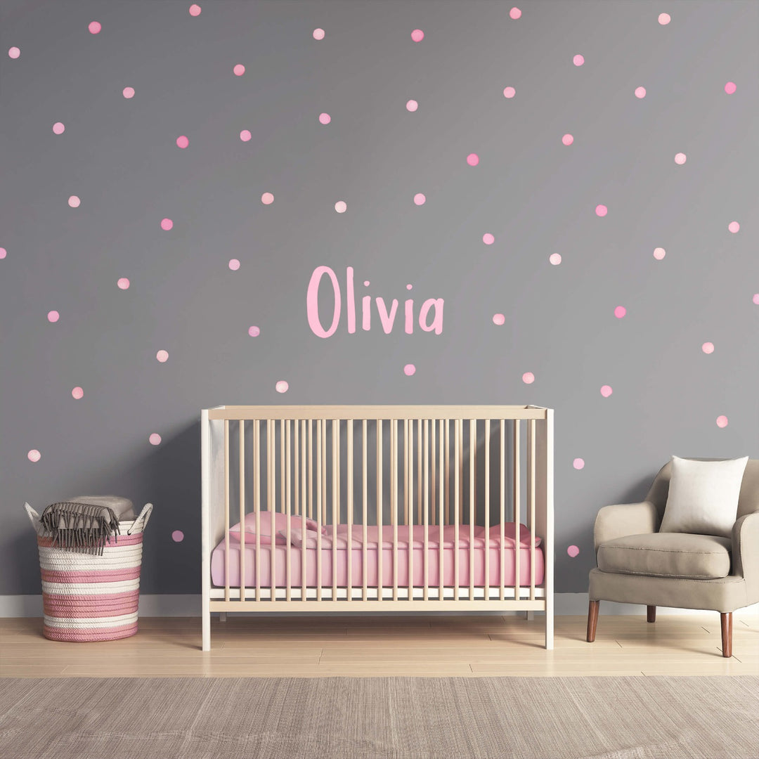 Handwritten Name Wall Decals