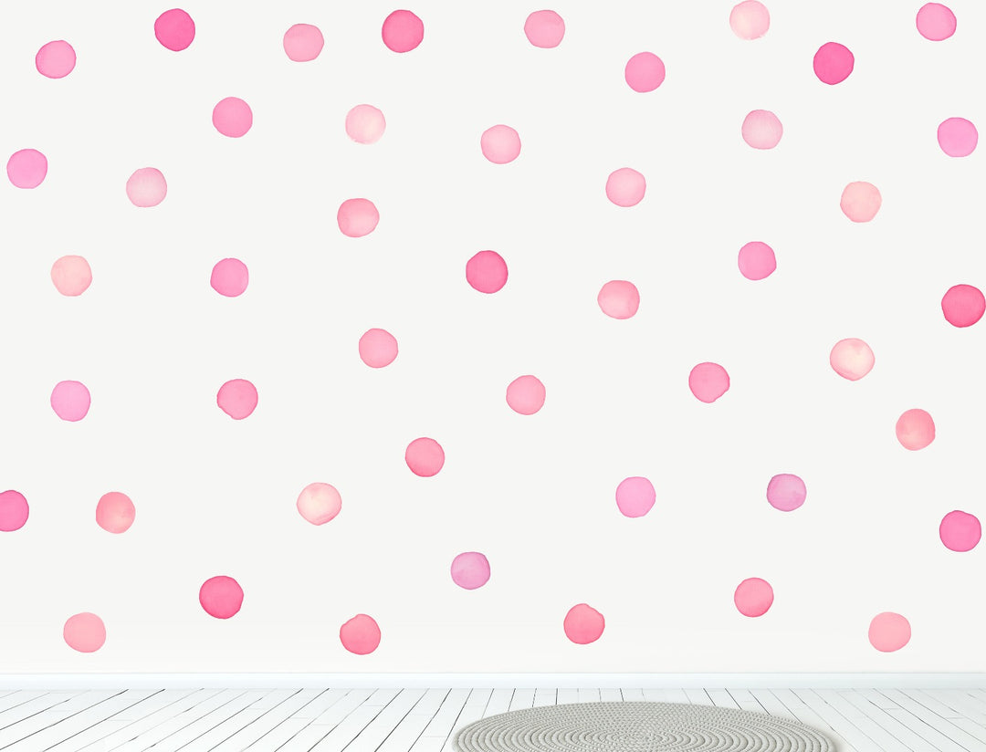 Watercolour Dots Wall Decals