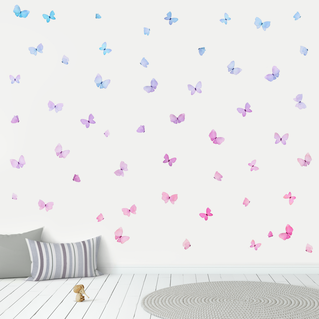 Ombre Butterfly Fabric Wall Decal