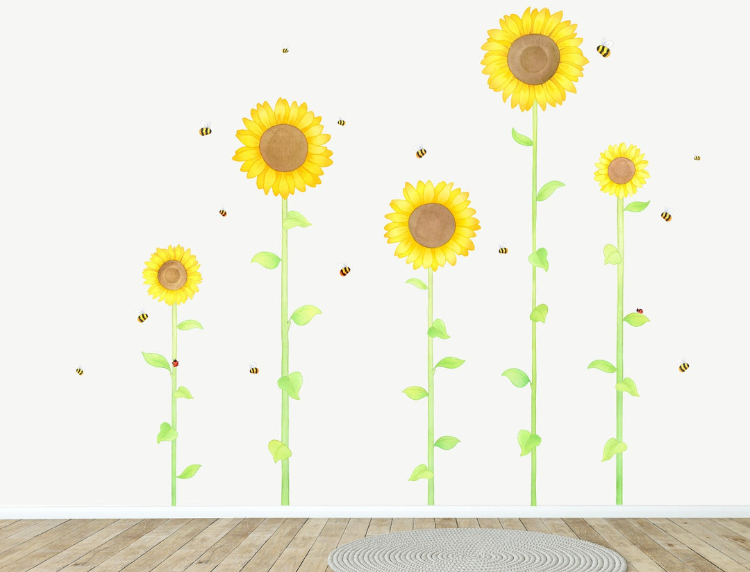 Sunflower Wall Decals