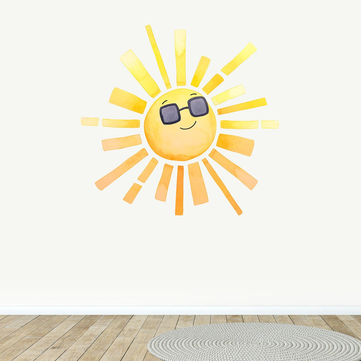 Sun Fabric Wall Decal