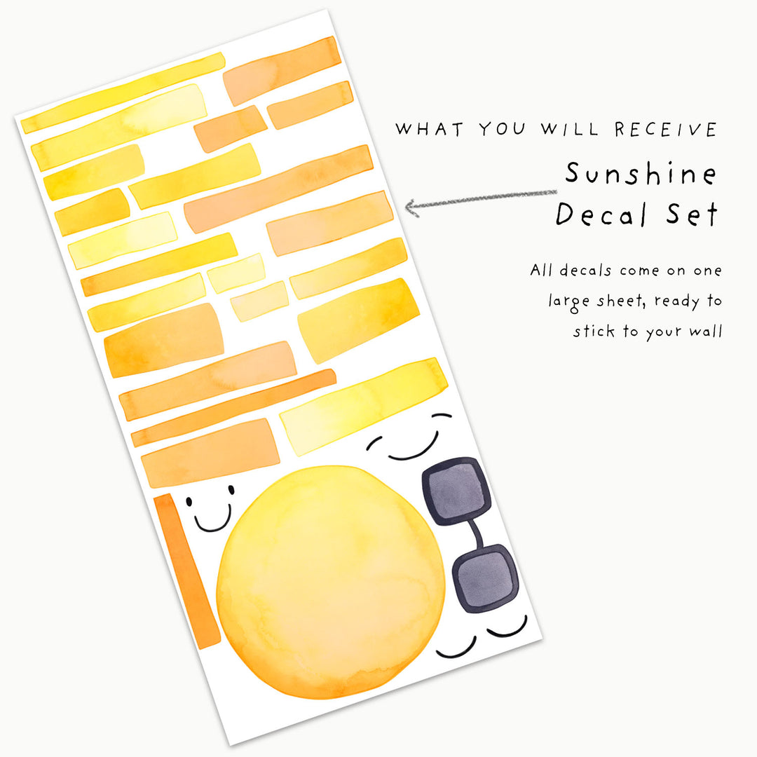 Sun Wall Decals