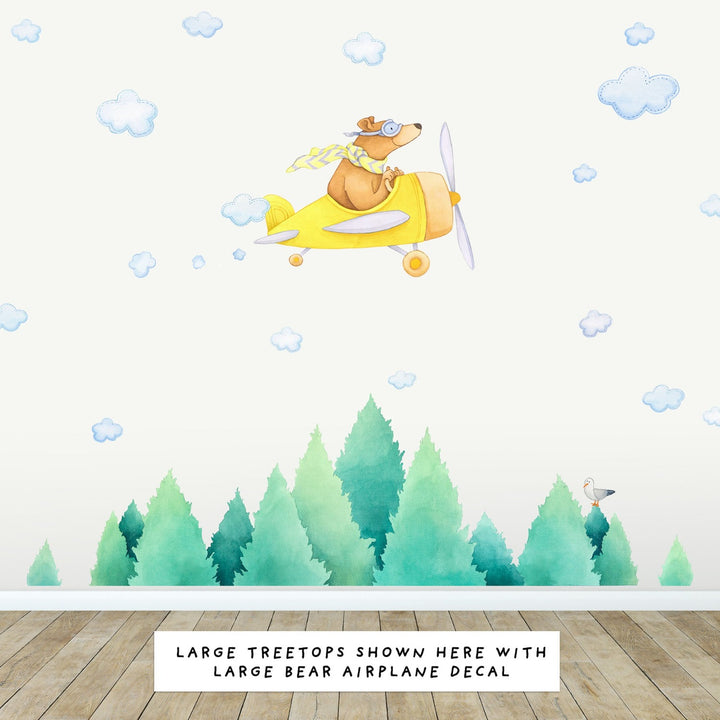 Forest Treetops Wall Decals