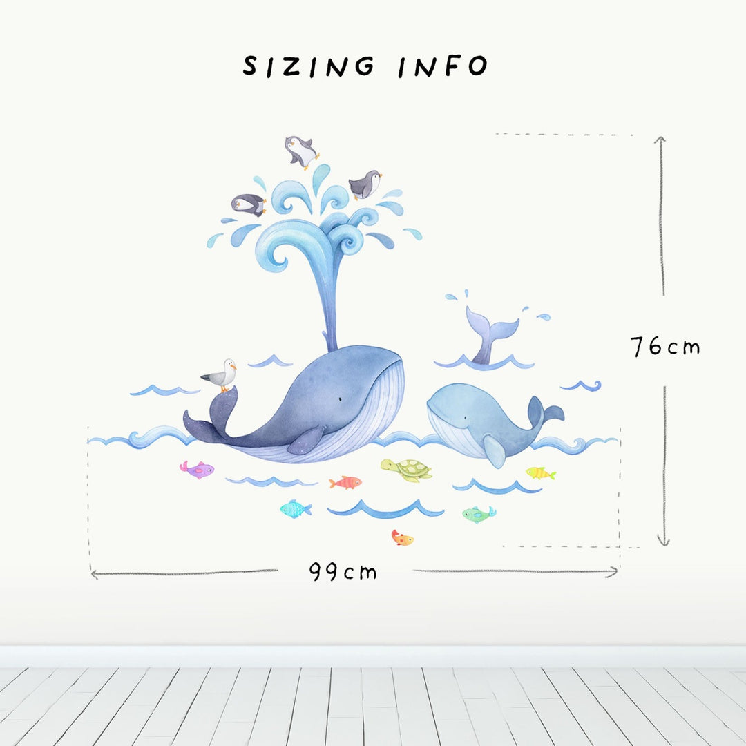 Whale Wall Decals