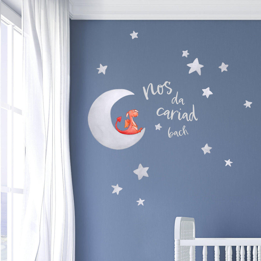 Dragon Moon Wall Decal